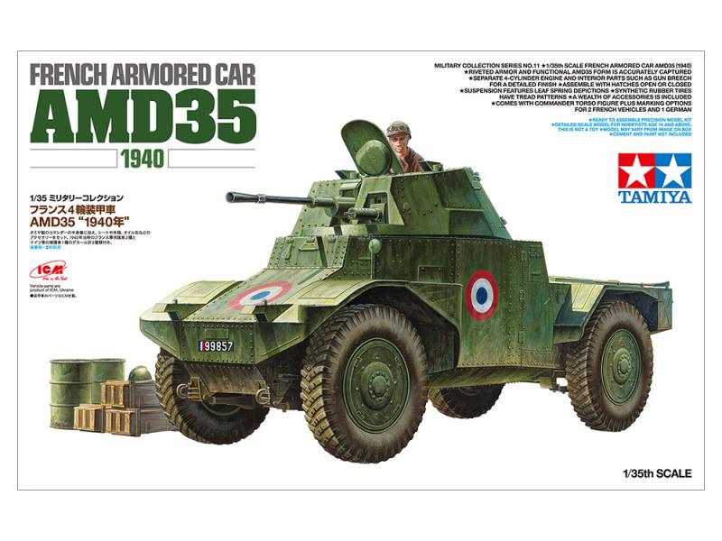 French Armored Car AMD 35 1940 1:35