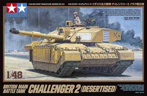 British Main Battle Tank Challenger 2 (Desertised) 1/48