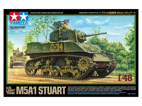 U.S. Light Tank M5A1 Stuart 1/48