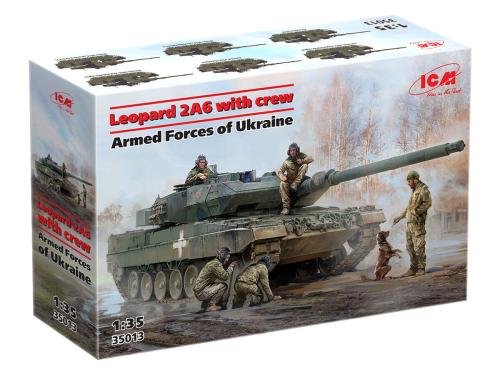 Leopard 2A6 Armed Forces of Ukraine with crew 1:35