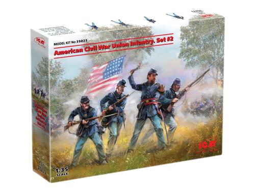 American Civil War, Union Infantry. Set #2 1/35
