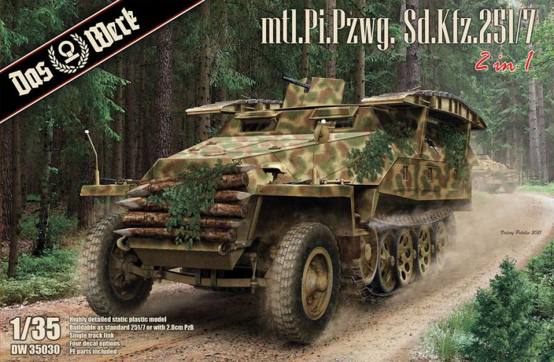 Mtl. Pi. Pzwg. Sd.Kfz. 251/7 Ausf. D (2 in 1) 1/35
