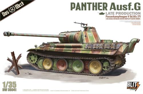 Panther Ausf. G (Late Production) Panzerkampfwagen V (Sd.Kfz.171) | Super Blitz 1:35