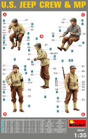 U.S. Jeep Crew & MP 1:35