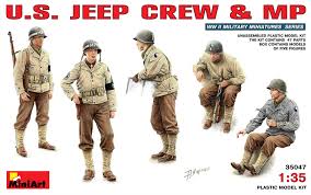 U.S. Jeep Crew & MP 1:35