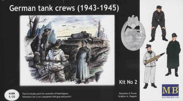 German tank crews (1943-1945) Kit No 2 1/35