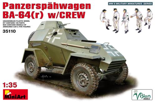 Panzerspähwagen BA-64(r) with Crew 1:35