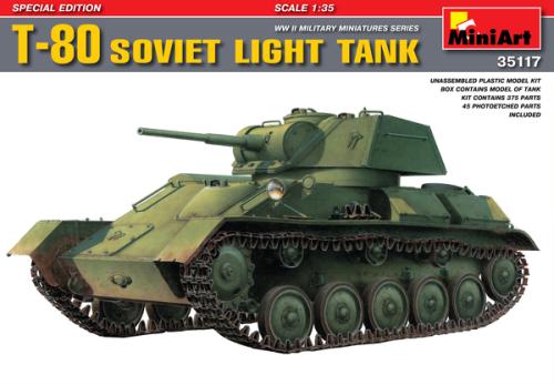 T-80 Soviet Light Tank Special Edition 1:35