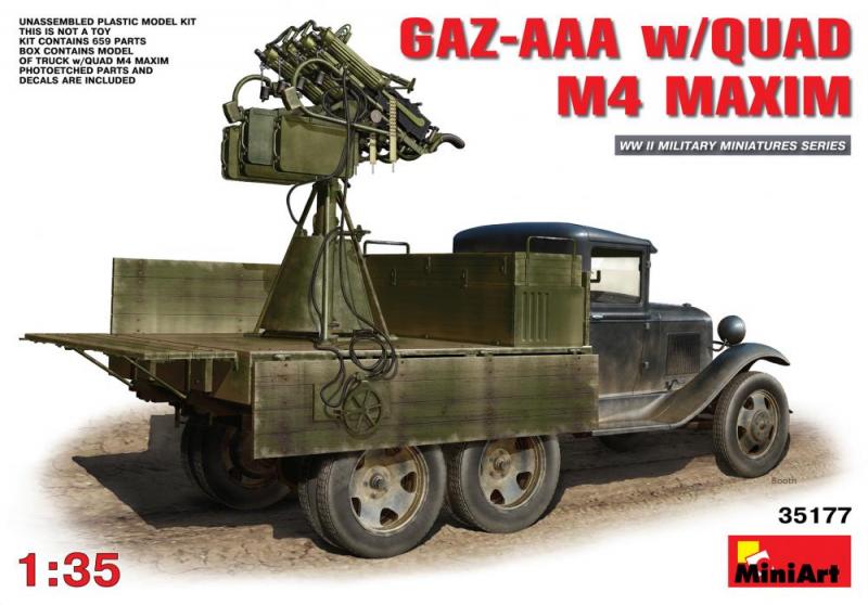 Gaz-AAA w Quad M4 Maxim 1/35