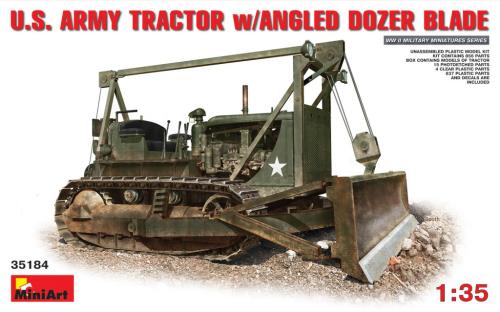 U.S. Army Tractor w Angled Dozer Blade 1:35