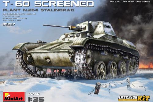 T-60 Screened (Plant No.264,Stalingrad) Interior Kit 1:35