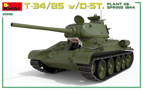T-34/85 w/D-5T. Plant 112. Spring 1944 1:35