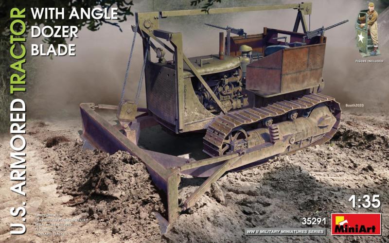 U.S. Armored Tractor w/ Angle Dozer Blade 1:35