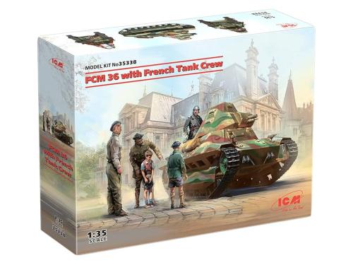 FCM 36 with French tank Crew (5 fig.) 1:35