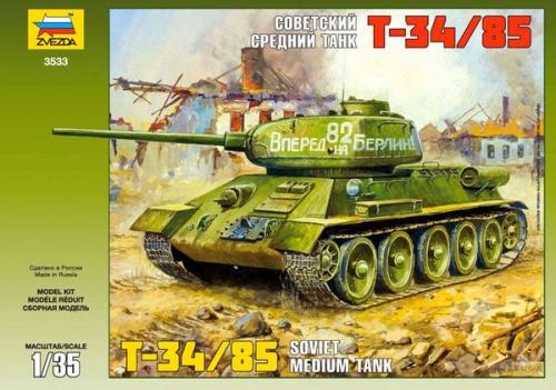T-34/85 Soviet Medium Tank 1:35