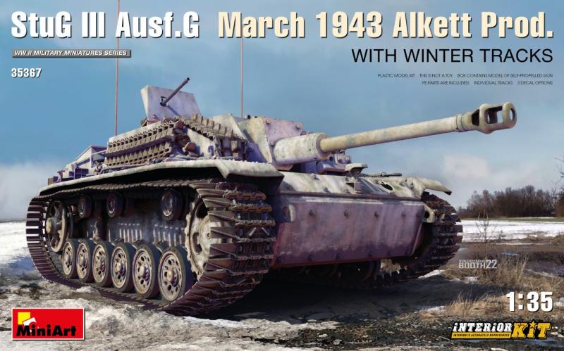 StuG III Ausf. G March 1943 Alkett Prod. - Interior Kit (with Winter Tracks) 1:35