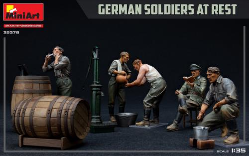 German Soldiers at Rest Special Edition 1:35