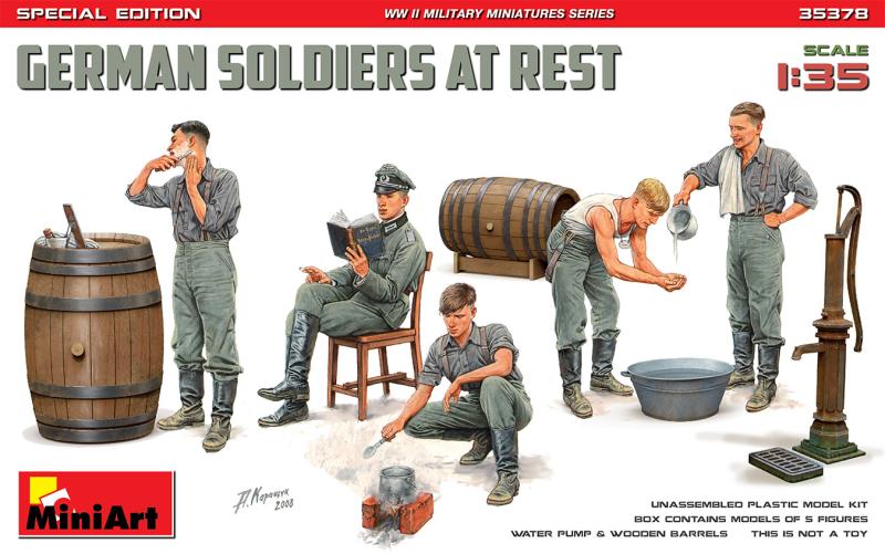 German Soldiers at Rest Special Edition 1:35