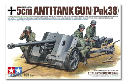 German Anti-Tank Gun Pak38 1:35