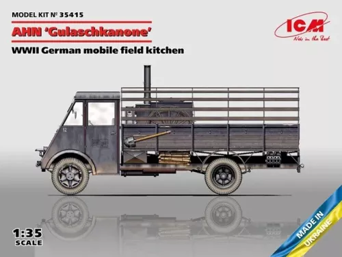 WWII German mobile field kitchen AHN 'Gulaschkanone' 1/35