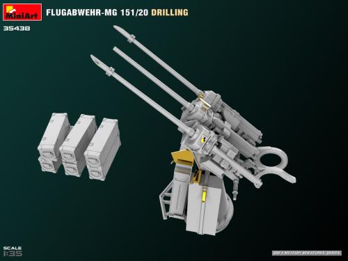 Flugabwehr-MG 151/20 Drilling 1:35