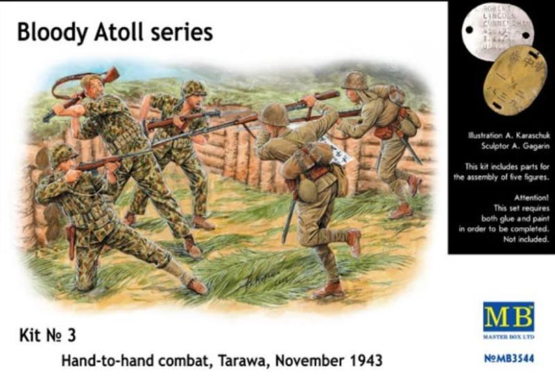 Bloody Atoll series Kit No 3 Hand-to-hand combat Tarawa, November 1943 1/35