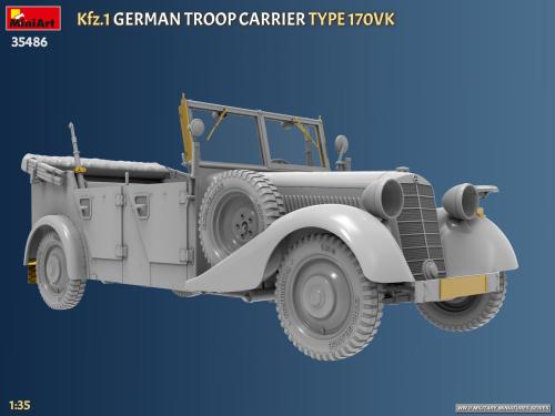 Kfz.1 German Troop Carrier Type 170VK 1:35