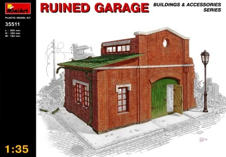 Ruined Garage 1/35