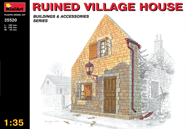 Village Ruined House 1:35