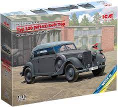 WWII German staff car Typ 320 (W142) Soft Top 1/35