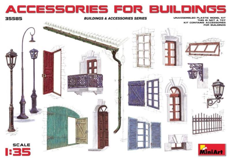 Accessories for Buildings 1/35