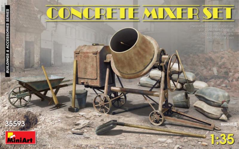 Concrete Mixer Set 1/35