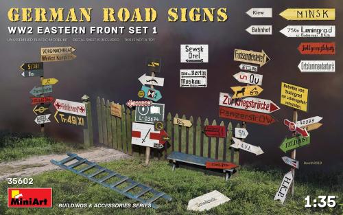 German Road Signs WWII Eastern Front Set 1 1:35