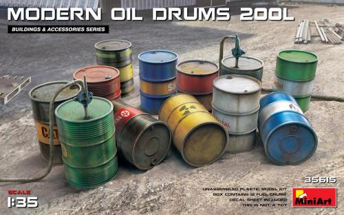 Modern Oil Drums 200L 1/35