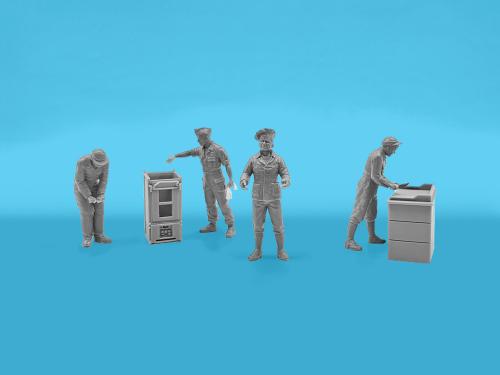 US Field Stove M1937 with Cooks 1:35