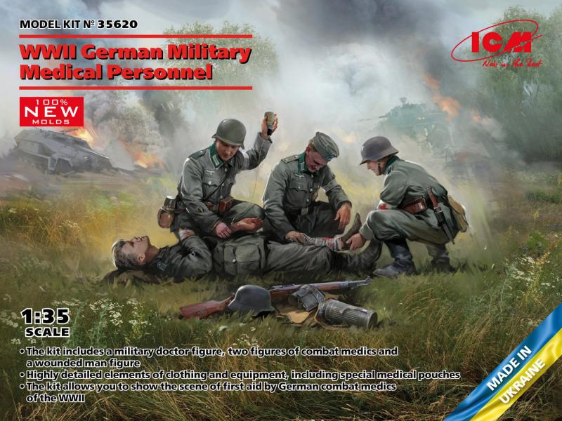 WWII German Military Medical Personnel 1/35