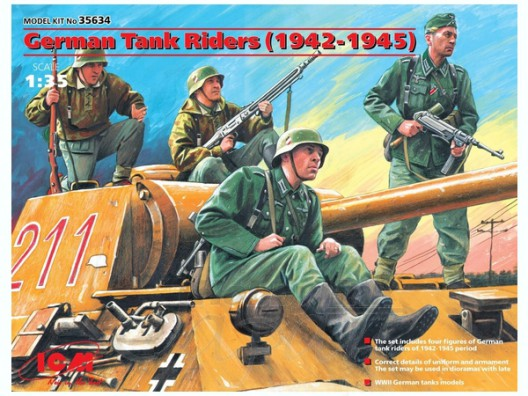 German Tank Riders (1942-1945) 1/35