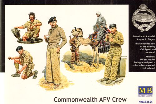 Commonwealt AFV Crew "North Africa" 1/35