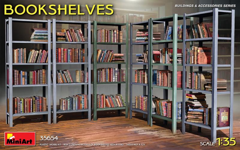 Bookshelves 1:35