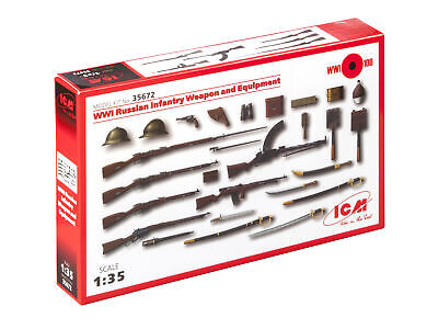 WWI Russian Infantry Weapon and Equipment 1/35