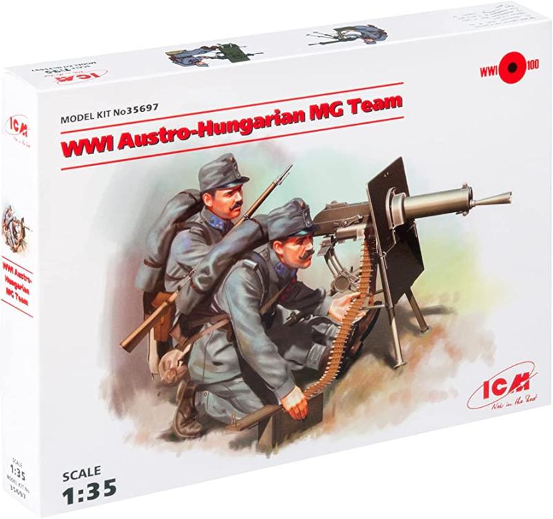 Austro-Hungarian WWI MG Team (2 figures) 1/35