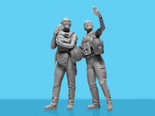 "War has no gender" Female servicemen of the Armed Forces of Ukraine 1/35