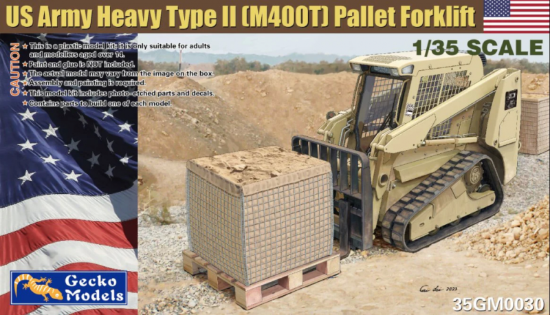 US Army Heavy Type II (M400T) Pallet Folklift 1/35