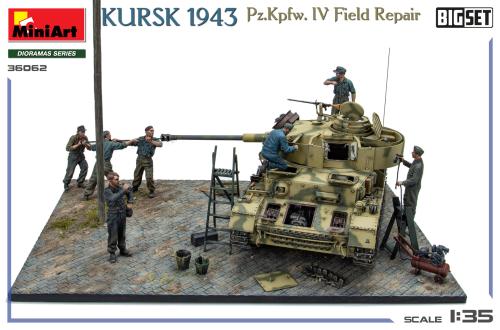 BIG SET Kursk 1943. Pz.Kpfw. IV Field Repair 1:35