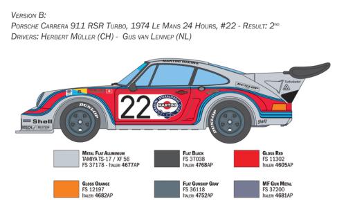 Porsche 911 Carrera RSR Turbo 1/24