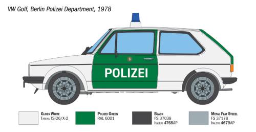 VW Golf Polizei 1/24