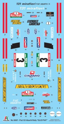 FIAT 131 Abarth Rally OLIO FIAT 1/24
