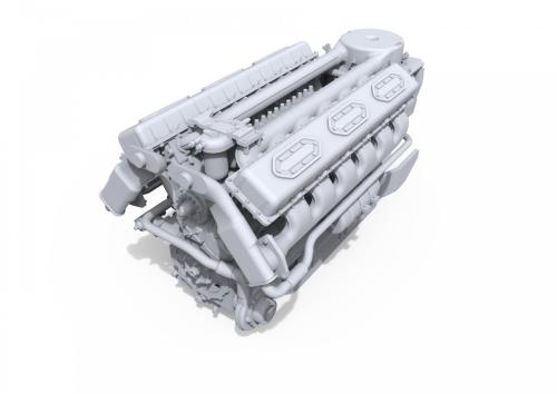V-54 engine 1:35