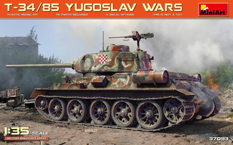 T-34/85 Yugoslav Wars 1:35