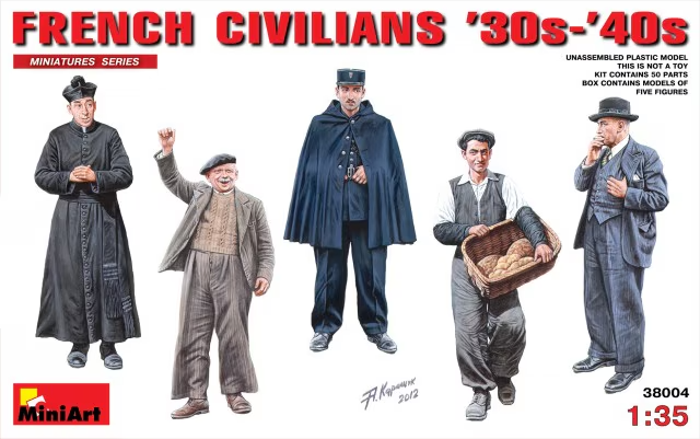 French Civilians '30s-'40s 1/35